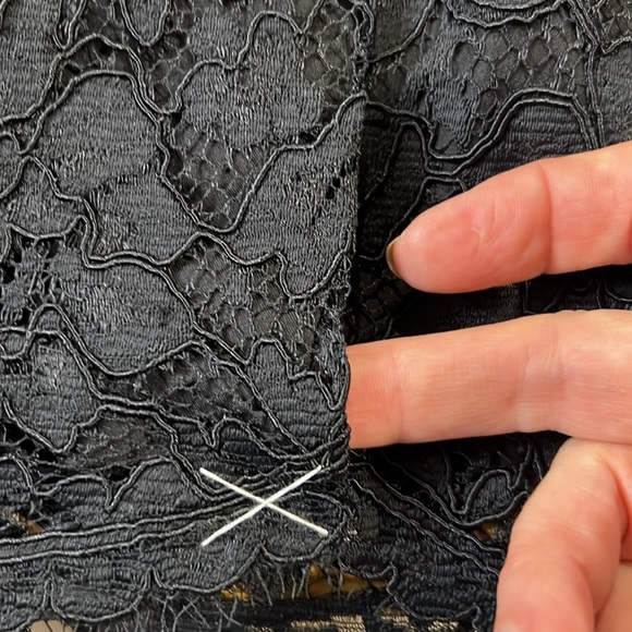 Talbots NWT black lace pencil skirt Size 16 - Picture 13 of 14